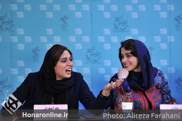 نشست‌ خبری فیلم سینمایی سارا و آیدا در روز هفتم سی و پنجمین جشنواره فیلم فجر در مرکز همایش های برج میلاد (6)