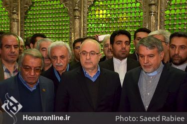 تجدید میثاق هنرمندان و وزیر ارشاد با آرمان های امام راحل