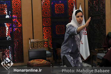 ورکشاپ نقالی دکتر پرویز ممنون در موسسه توسعه هنرهای معاصر
