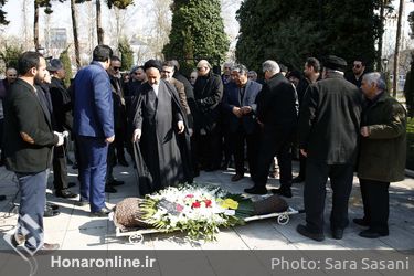 تشییع پیکر عبدالکریم مهرافشان آهنگساز پیشکسوت از تالار وحدت