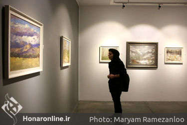 نمایشگاه نقاشی‌های غلامحسین سهرابی در گالری شیرین 2