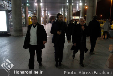 استقبال از پیکر رکن الدین خسروی در فرودگاه امام خمینی‎