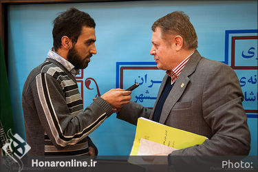  نشست خبری مدیر عامل خانه هنرمندان ایران 