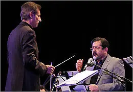 شگفتا بی‌سر و سامانی عشق / کنسرت موسیقی "وداع" با حضور وزیر ارشاد برگزار شد