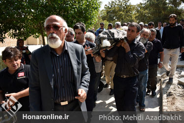 تشییع پیکر مسعود عربشاهی 