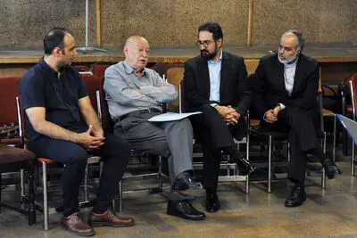 افتخار شنیدن قطعه "ابن سینا" فرهاد فخرالدینی را پیدا کردم / بازدید معاون هنری از تمرین ارکستر سازهای ملی قبل از سفر به قزاقستان