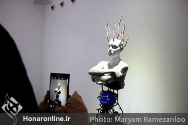 نمایشگاه مجسمه‌های حسین آزادی در گالری اعتماد
