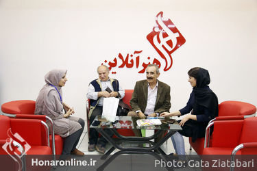 غرفه هنرآنلاین در دومین روز بیست و سومین نمایشگاه مطبوعات بیوک میرزایی حسن مهمانی