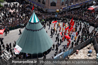 عاشورای حسینی در چهاراه گلوبندک تهران