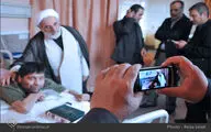 عیادت مدیرعامل موسسه توسعه هنرهای معاصر از جانباز دفاع مقدس