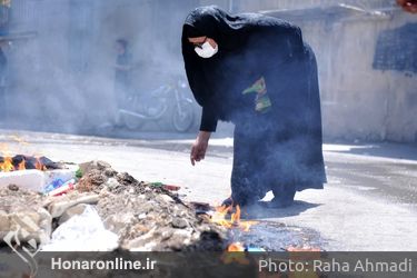مراسم چهل منبر روز تاسوعای حسینی در خرم آباد
