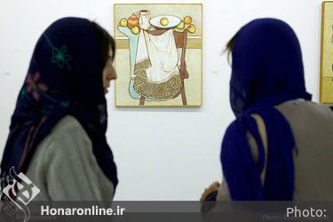 نمایشگاه آثار گارنیک درهاکوپیان در گالری ماه مهر