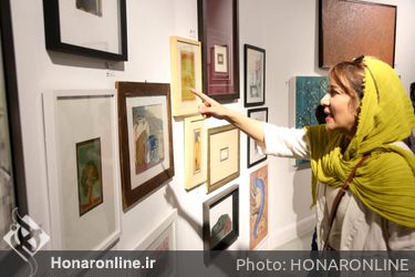 دومین بازار آثار هنری در خانه هنرمندان