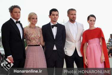 34 Ryan Gosling_ Jason Clark_ Claire Foy_ Damien Chazelle_ Olivia Hamilton