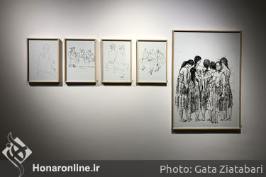 نمایشگاه آثار شیما اسفندیاری در گالری این‌جا
