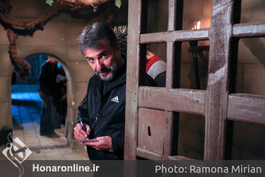 پشت صحنه فیلم سینمایی "آهوی پیشونی سفید"