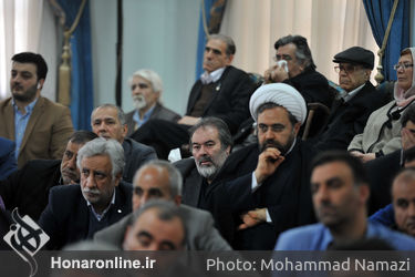 تجدید میثاق وزیر ارشاد و  هنرمندان با آرمانهای بنیان گذار جمهوری اسلامی