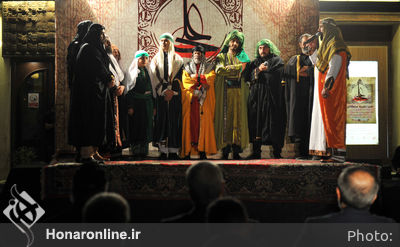 شب تعزیه سنگلج با حضور وزير ارشاد 
