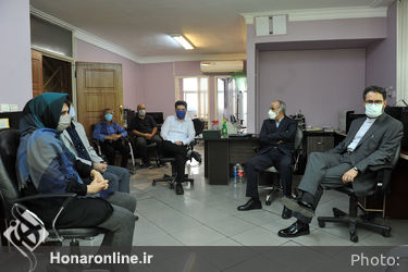 بازدید معاون امور هنری وزارت ارشاد و مدیرعامل بنیاد رودکی از هنرآنلاین