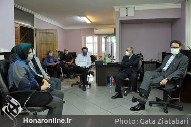 بازدید معاون امور هنری وزارت ارشاد و مدیرعامل بنیاد رودکی از هنرآنلاین