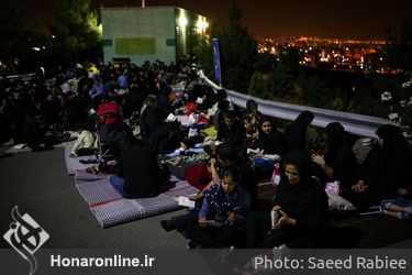 مراسم احیای شب 21 ام ماه مبارک رمضان - گلزار شهدای کوهسار 