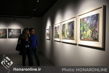 نمایشگاه آثار مرجان صداقتی با در گالری آ
