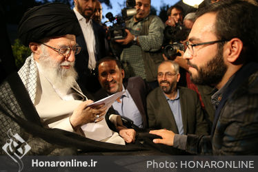 دیدار اهالی فرهنگ و ادب و شاعران در شامگاه زادروز امام حسن مجتبی(ع) با رهبر معظم انقلاب