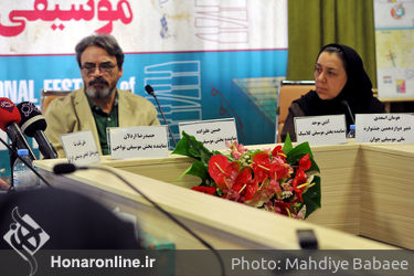 نشست خبری دوازدهمین جشنواره ملی موسیقی جوان در ساختمان دفتر موسیقی