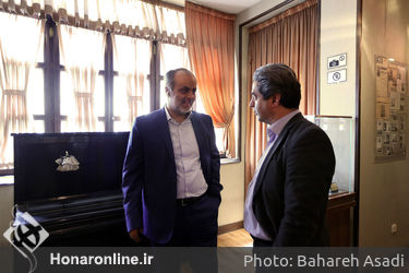بازدید سید مجتبی حسینی از موزه موسیقی صبا
