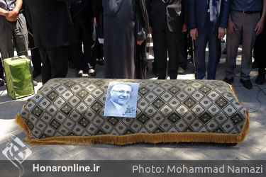  تشییع پیکر علی مرادخانی، معاون سابق امور هنری وزارت فرهنگ و ارشاد اسلامی