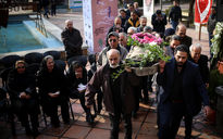 تشییع پیکر منوچهر لشگری در خانه هنرمندان
