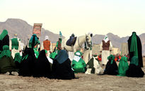 مراسم تعزیه در روز تاسوعای حسینی در خرم آباد
