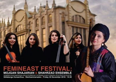 Mojgan Shajarian joins Shahrzad at Gothenburg FeminEast Festival