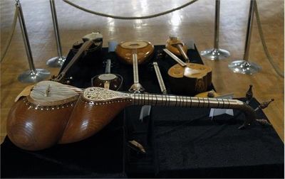 Iranian artist unveils new stringed instrument