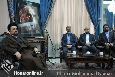 تجدید میثاق وزیر ارشاد و  هنرمندان با آرمانهای بنیان گذار جمهوری اسلامی