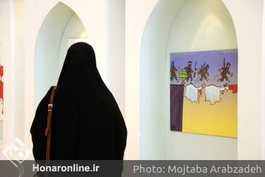 نمایشگاه آثار هنری در نمایشگاه قرآن کریم