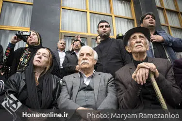 تشییع پیکر جمشید مشایخی