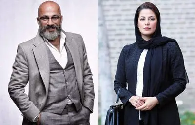 امیر آقایی  و طناز طباطبایی در فیلم "روسی" 

