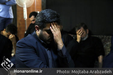 مراسم گرامى‌داشت هفتمین شب شهادت امام حسین (ع) در موسسه توسعه هنرهای معاصر3