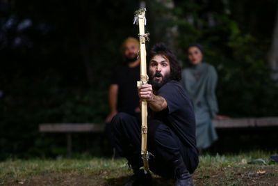 Shahnameh-inspired play on stage in Niavaran Park