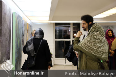افتتاحیه نمایشگاه نقاشی خط حامده مشیتی در گالری والی