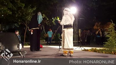 تعزیه "قانیای فرنگ" در قالب دفتر دوم رویداد شبیه خوانی در مقابل تالار وحدت
