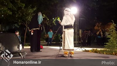 تعزیه "قانیای فرنگ" در قالب دفتر دوم رویداد شبیه خوانی در مقابل تالار وحدت