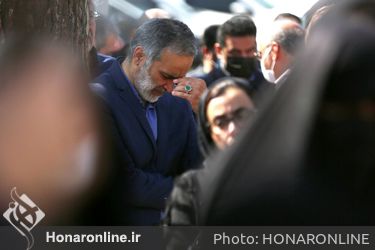 مراسم تشییع پیکر زنده‌یاد «عبدالرحیم سیاهکارزاده» مدیر فقید موسسه توسعه هنرهای تجسمی معاصر