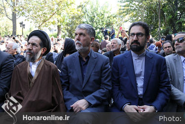 تشییع پیکر "عزت الله انتظامی" در تالار وحدت