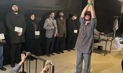 ببینید | اجرای «جهنم سرد» در راهروها و سلول‌های موزه عبرت