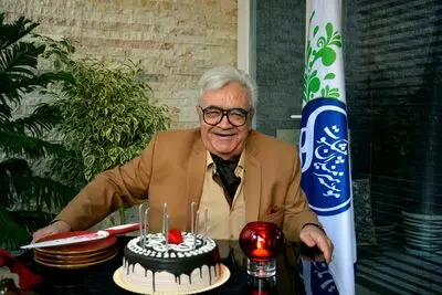 تولد 74 سالکی فضل الله توکل در موسسه هنرمندان پیشکسوت