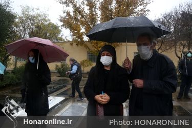مراسم تشییع پیکر استاد "پرویز پورحسینی"