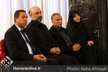 دیدار وزیر فرهنگ و ارشاد اسلامی با وزیر فرهنگ سوریه در تالار وحدت 
