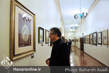 بازدید مرادخانی و ایوبی از دهمین دوسالانه ملی نگارگری ایران